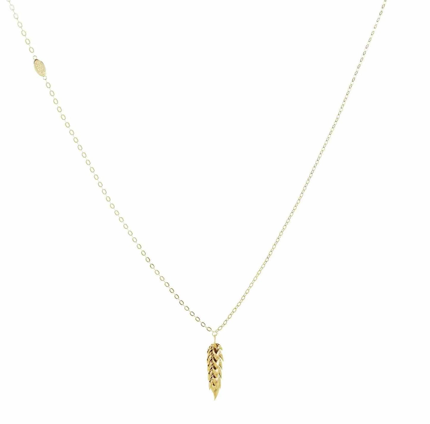 FREDINSKAYA jewelry - "Wheat Spike" necklace GOLD