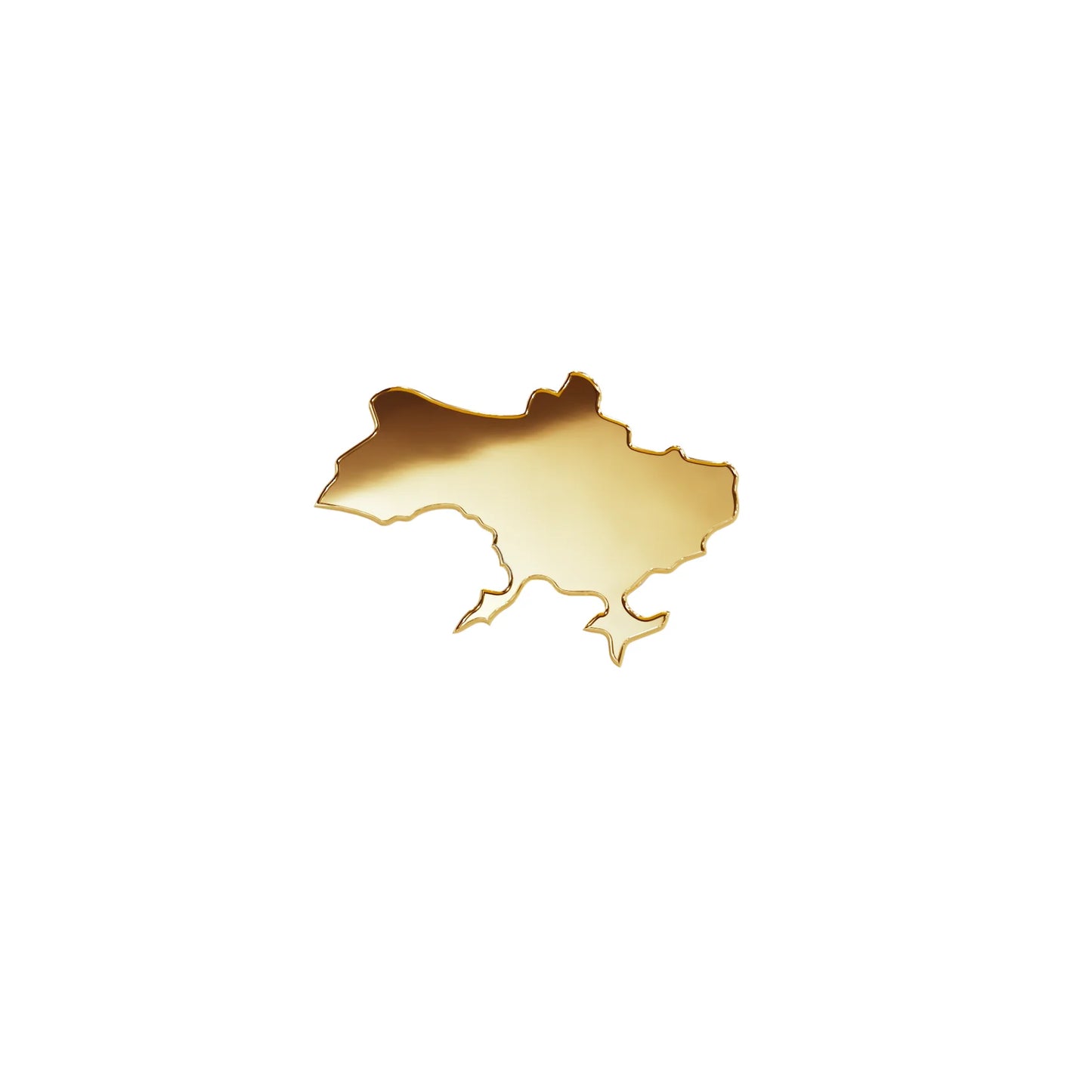 FREDINSKAYA jewelry - "Ukraine" pin/earring GOLD