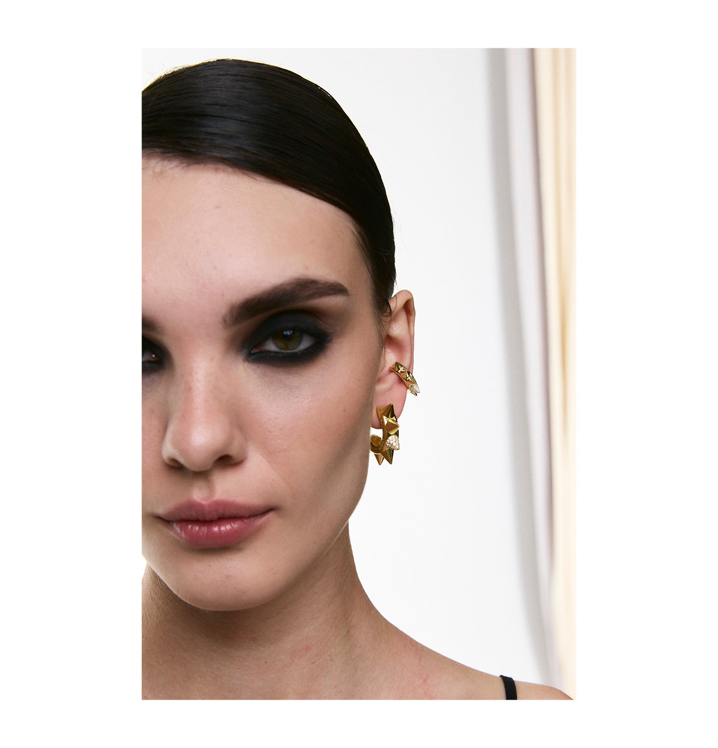 Grains de Verre - "THE THORN" Earrings Gold