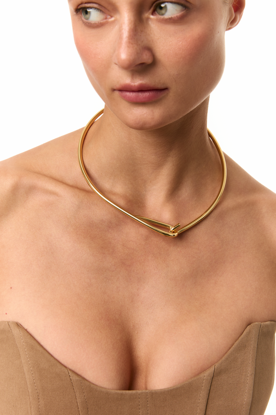 Grains de Verre - "LOOP" NECKLACE GOLD