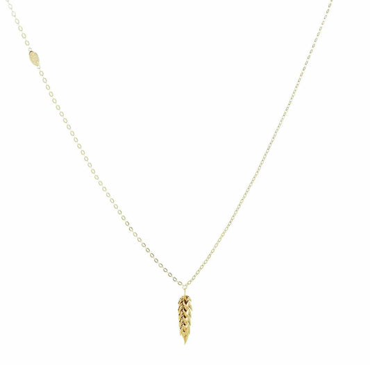 FREDINSKAYA jewelry - "Wheat Spike" necklace GOLD