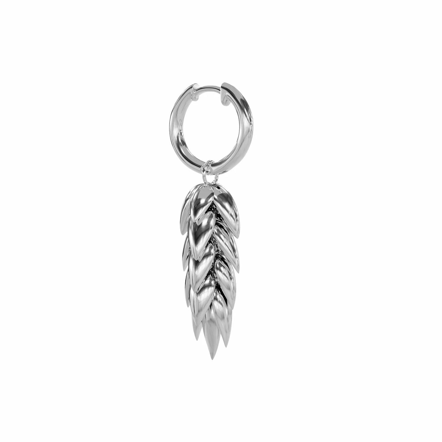 FREDINSKAYA jewelry - "Wheat Spike" mono earring SILVER