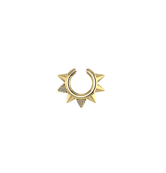 Grains de Verre - "THE THORN" Cuff Gold