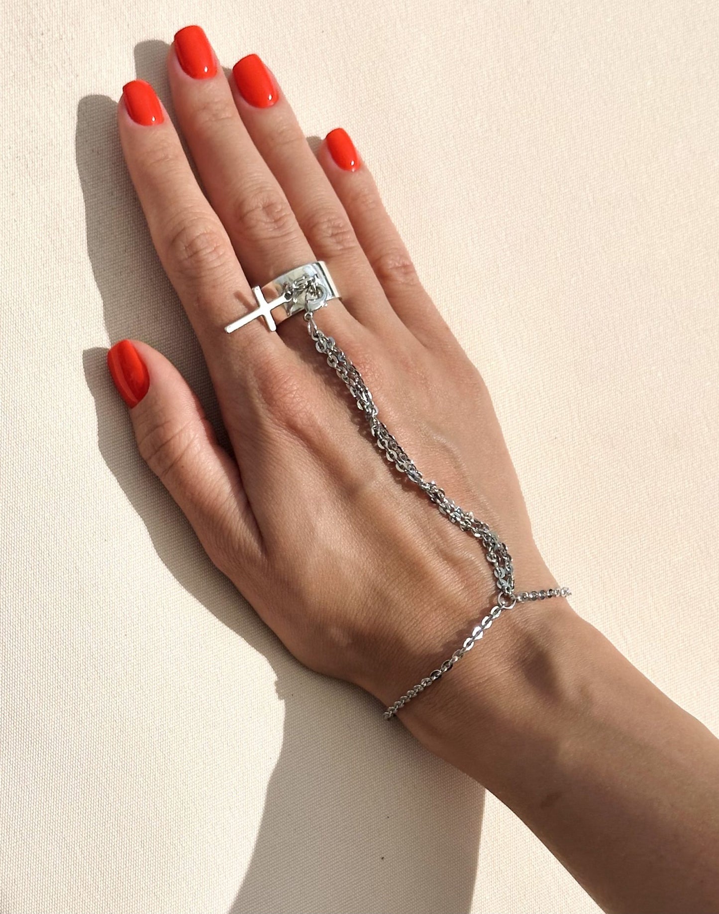 Grains dev Verre - "ELSA BRACELET" SILVER