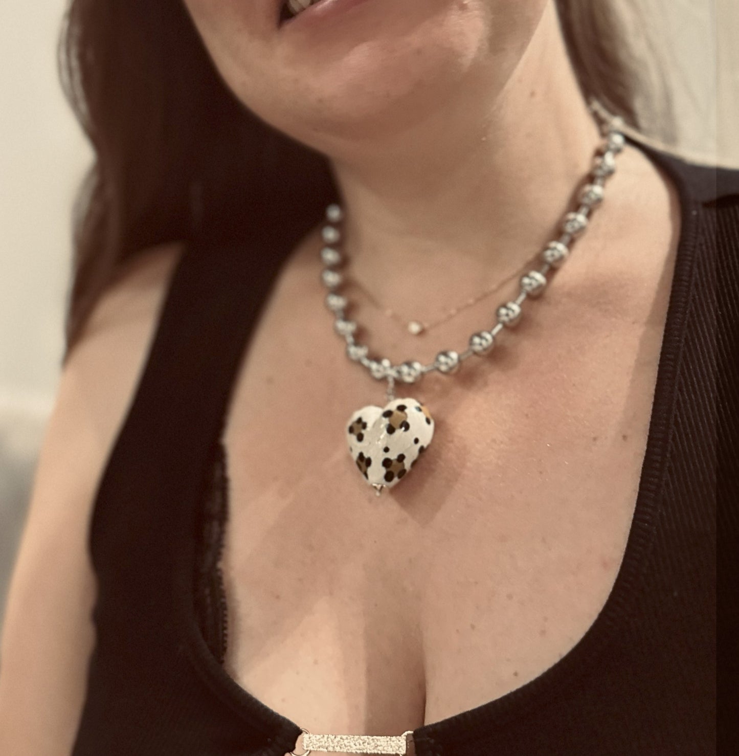 TSATSA_PETSKY "YOUR HEART STEEL NECLACE"