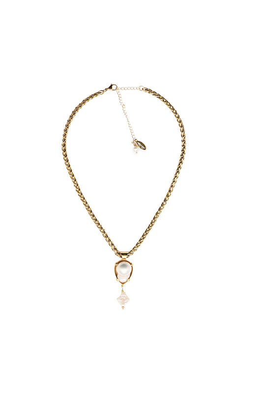 Grains de Verre - "ODESA" NECKLACE GOLD
