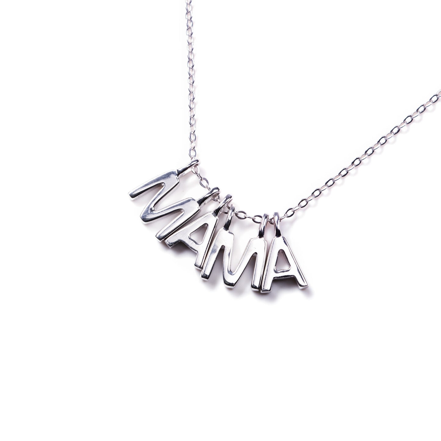 FREDINSKAYA jewelry - "Classic Mini Words MAMA" Silver