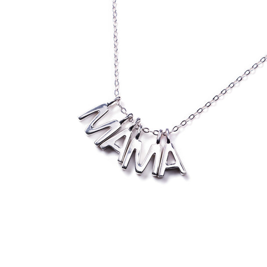 FREDINSKAYA jewelry - "Classic Mini Words MAMA" Silver