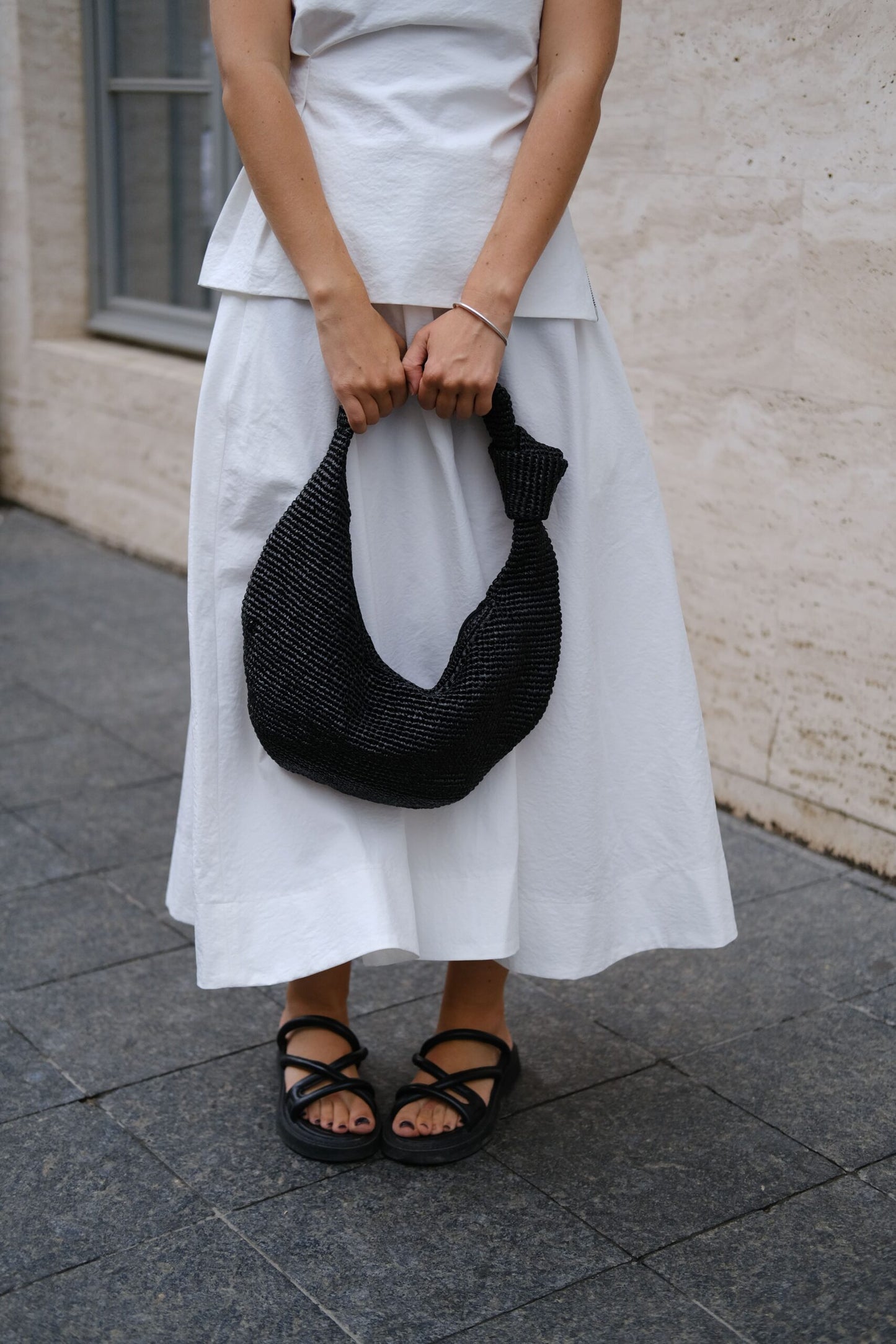 Zapalo - "VENICE" Raffia Bag