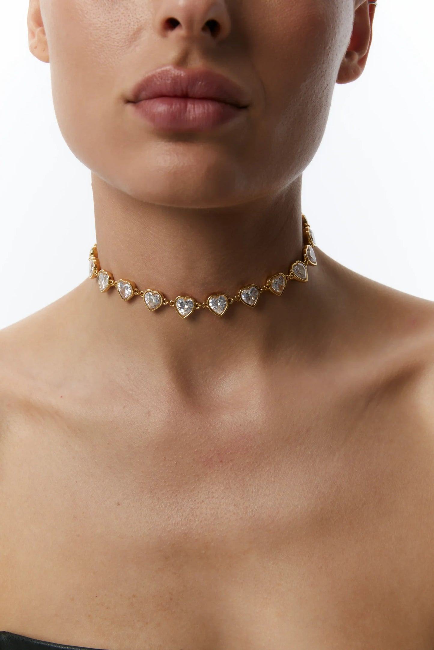 Grains de Verre - "COLD HEART" CHOKER GOLD