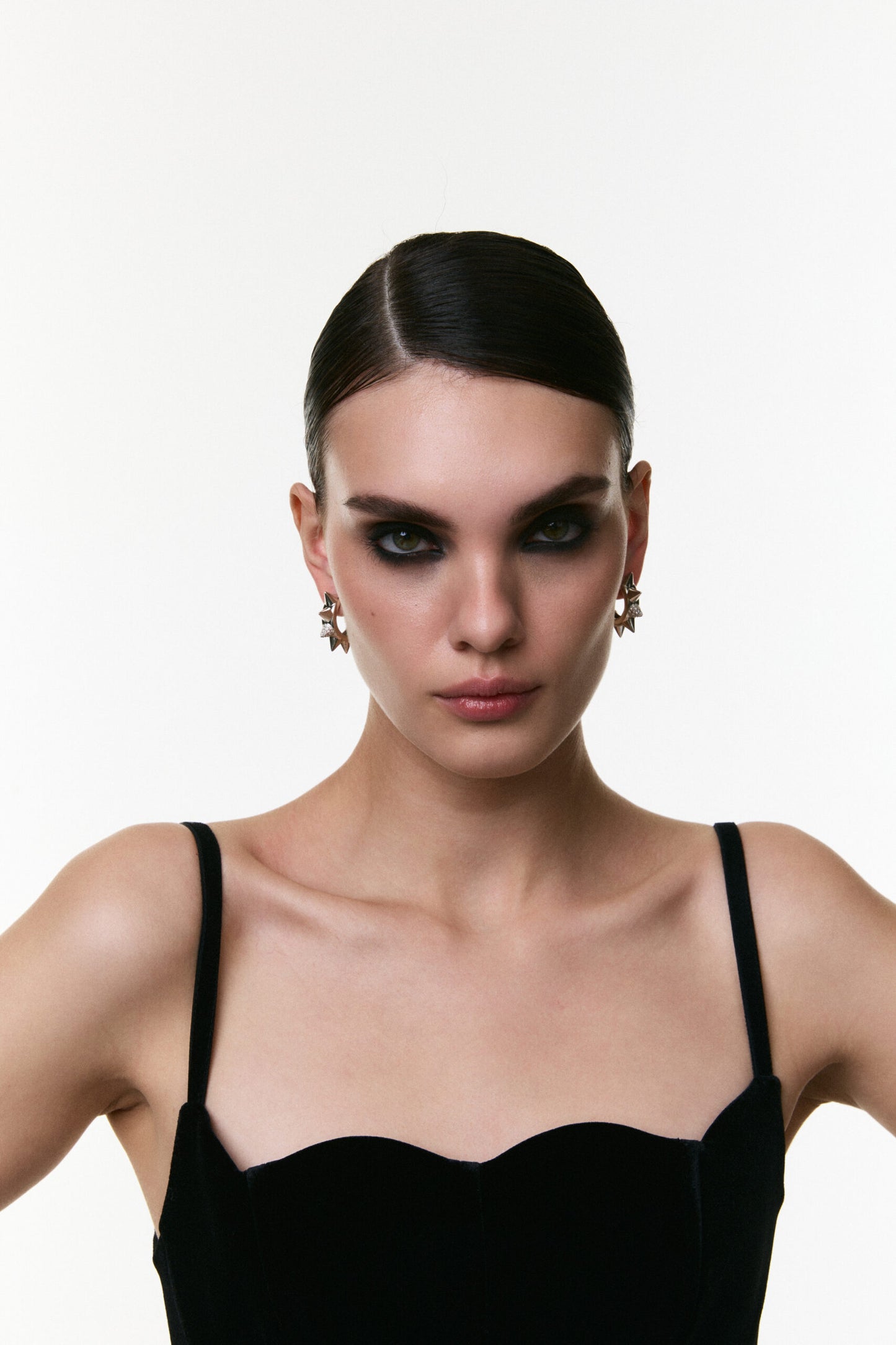 Grains de Verre - "THE THORN" Earrings Silver