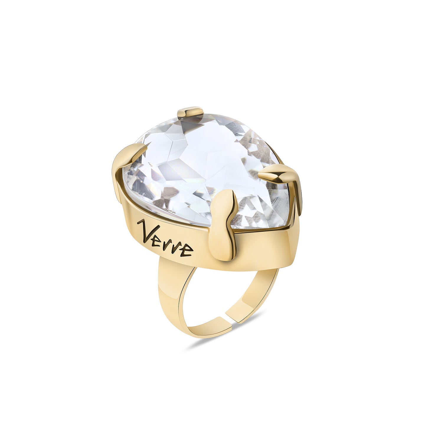 Grains dev Verre - “RADIANCE” RING GOLDEN