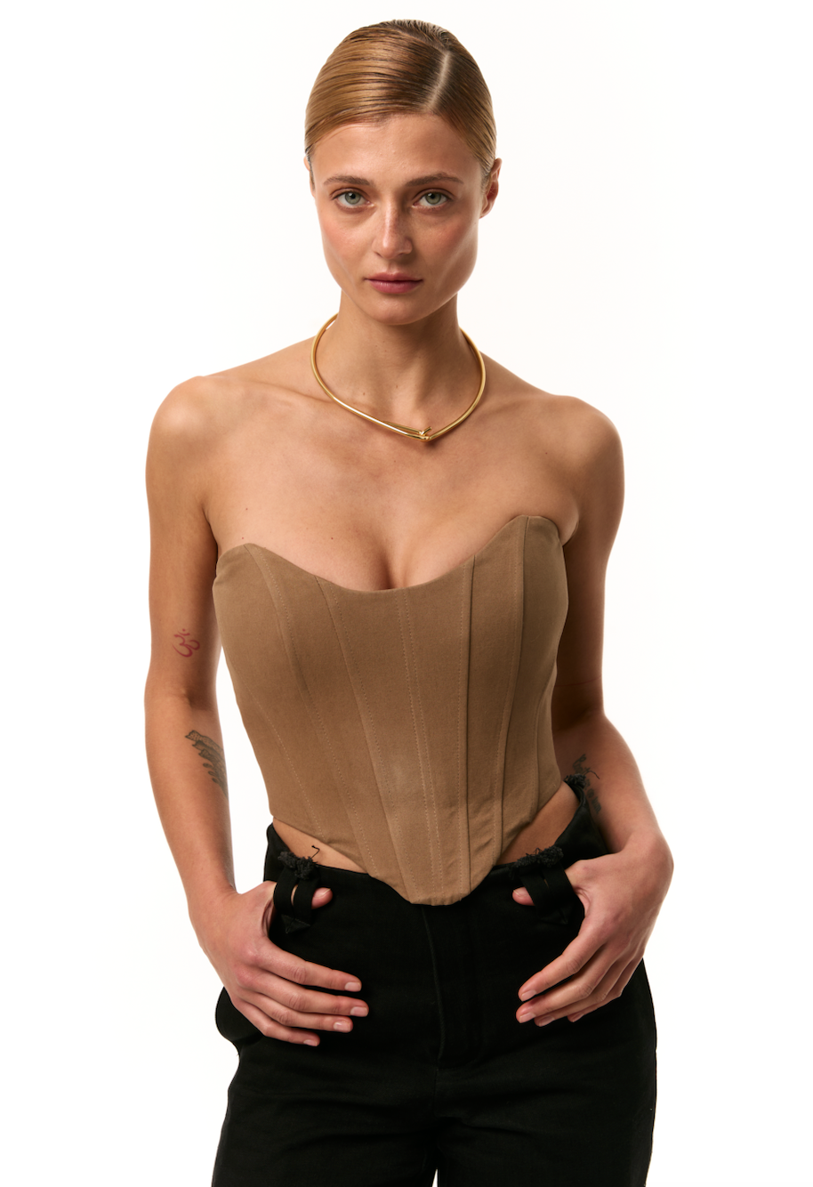 Grains de Verre - "LOOP" NECKLACE GOLD
