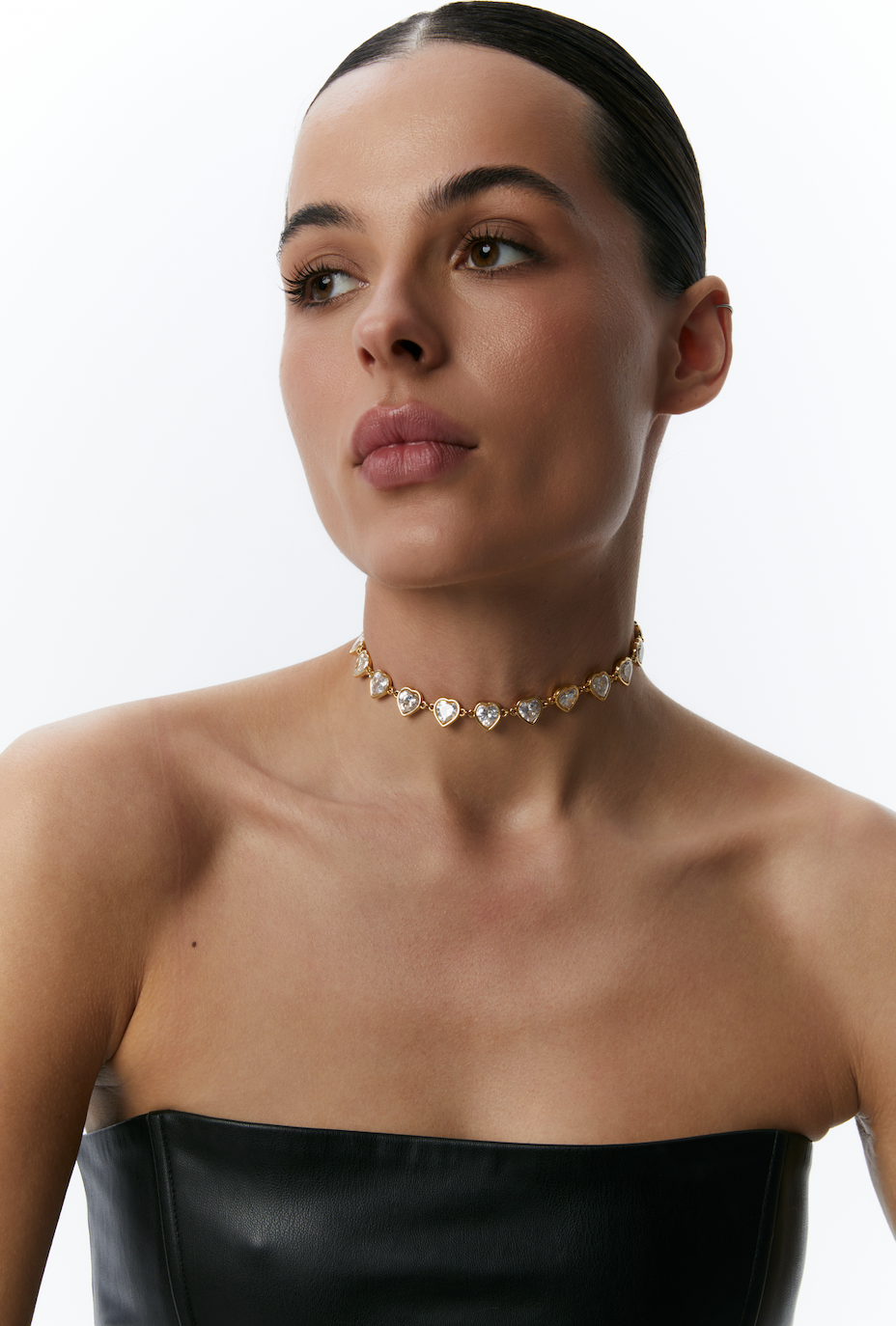 Grains de Verre - "COLD HEART" CHOKER GOLD