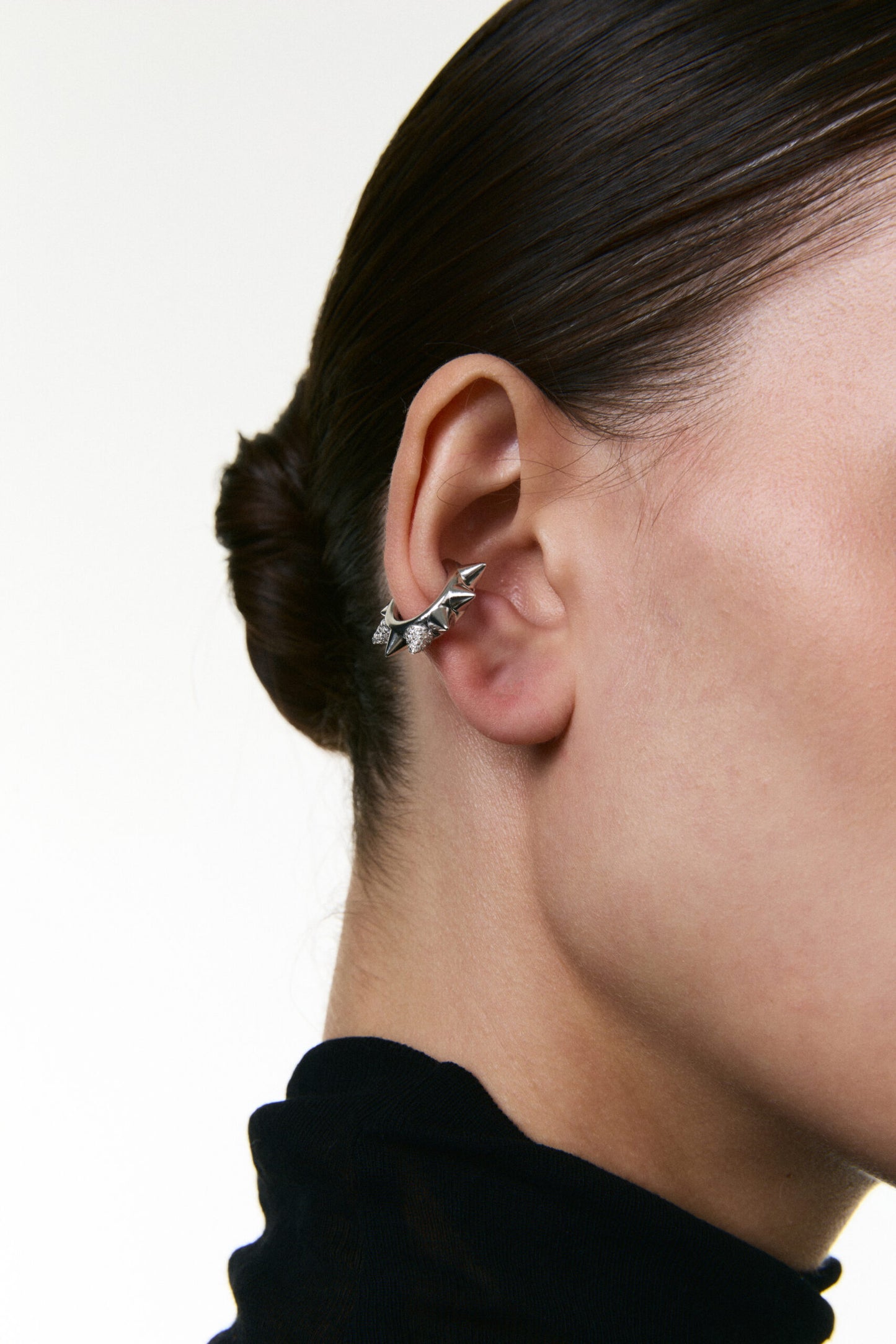Grains de Verre - "THE THORN" Cuff Silver